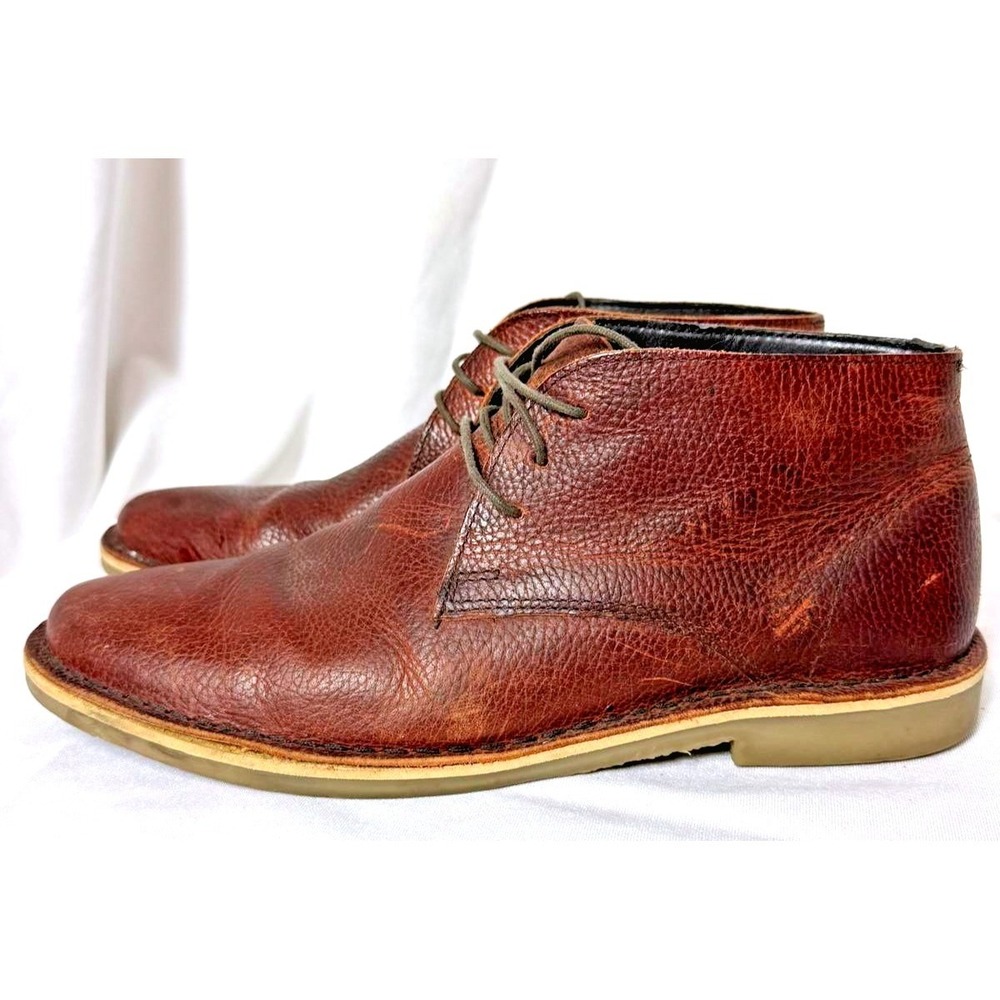Crevo Hiller CV 1520-200 Shoes Chukka Boots Brown Leather Men's US Size‎ 9